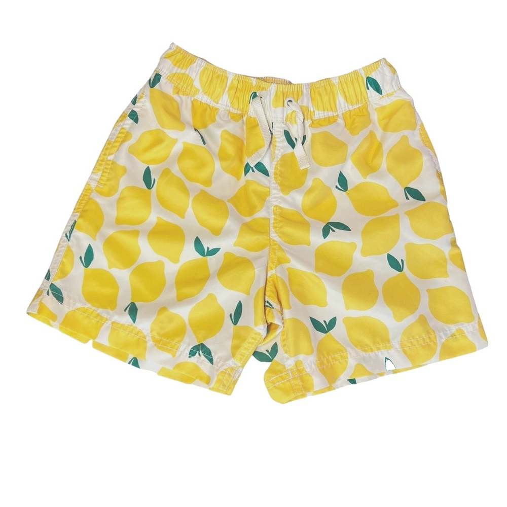 hanna andersson Lemon Print Kids Shorts size 5